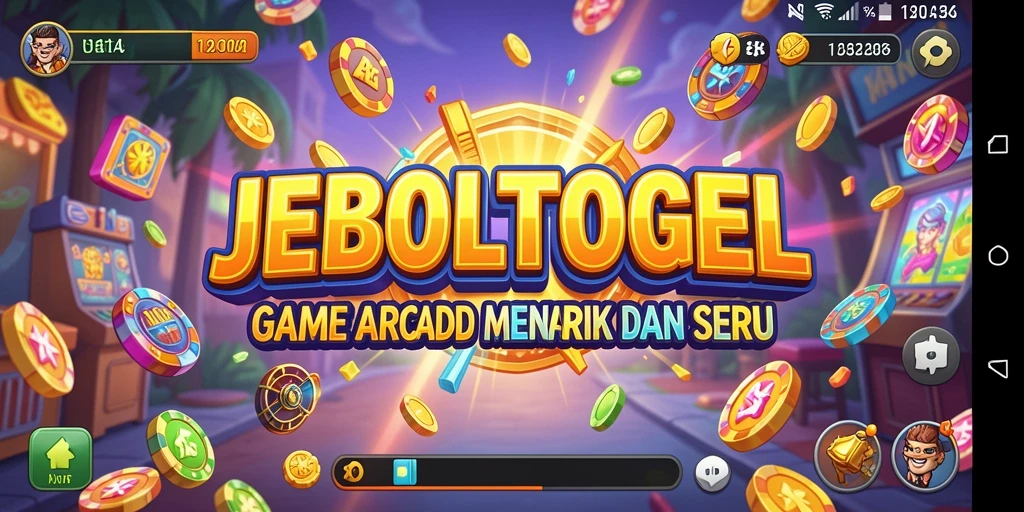 Screenshot gameplay JEBOLTOGEL menampilkan keseruan bermain Arcade.