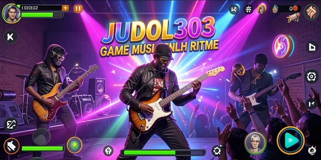 Tangkapan layar gameplay JUDOL303 menampilkan ritme dan keseruan bermain musik.
