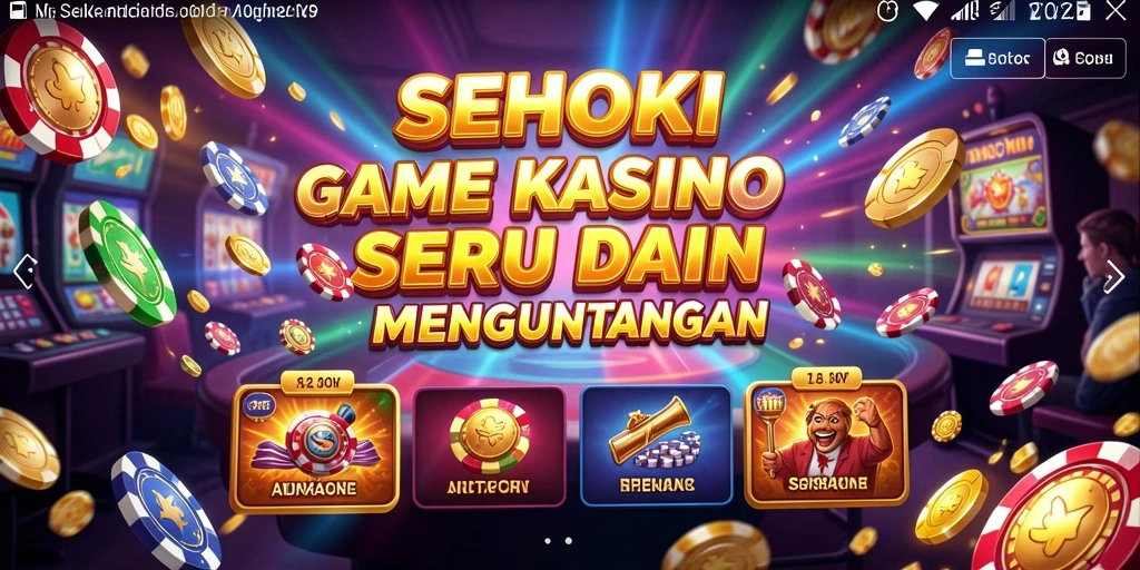 Tampilan gameplay seru dan menarik di SEHOKI.