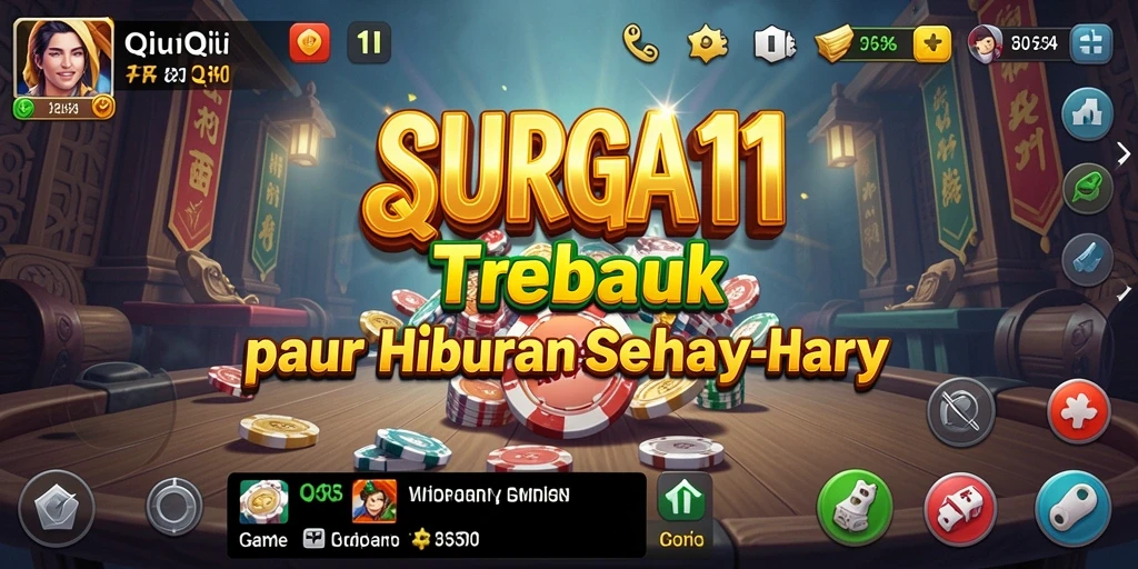 Tangkapan layar menampilkan gameplay seru SURGA11 di QiuQiu.