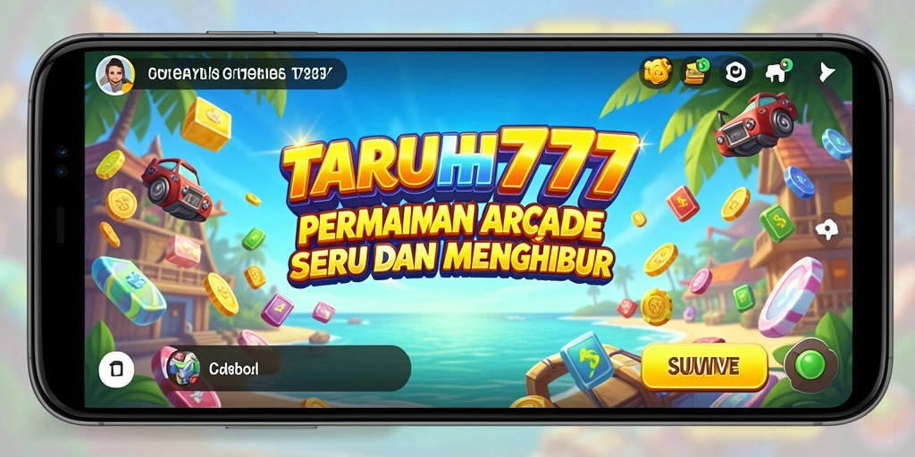 Tampilan gameplay TARUH777 yang penuh warna dan seru.